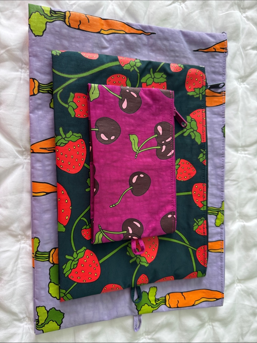 BAGGU Fruit & Veggie Go Pouch Set